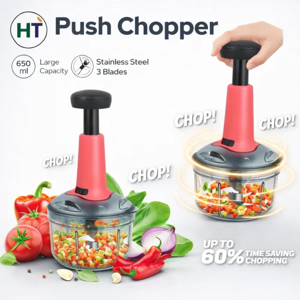 Push Chopper–Vegetable Cutter