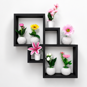 Premium Wall Shalf With 7 Flower